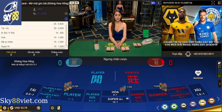 Sky88 casino live 